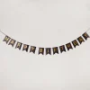 Sale Girlande Happy Birthday, Holo/schwarz, 4 Meter Geburtstag