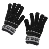 Sale Handschuhe Schneeflocke, Schwarz Fashion