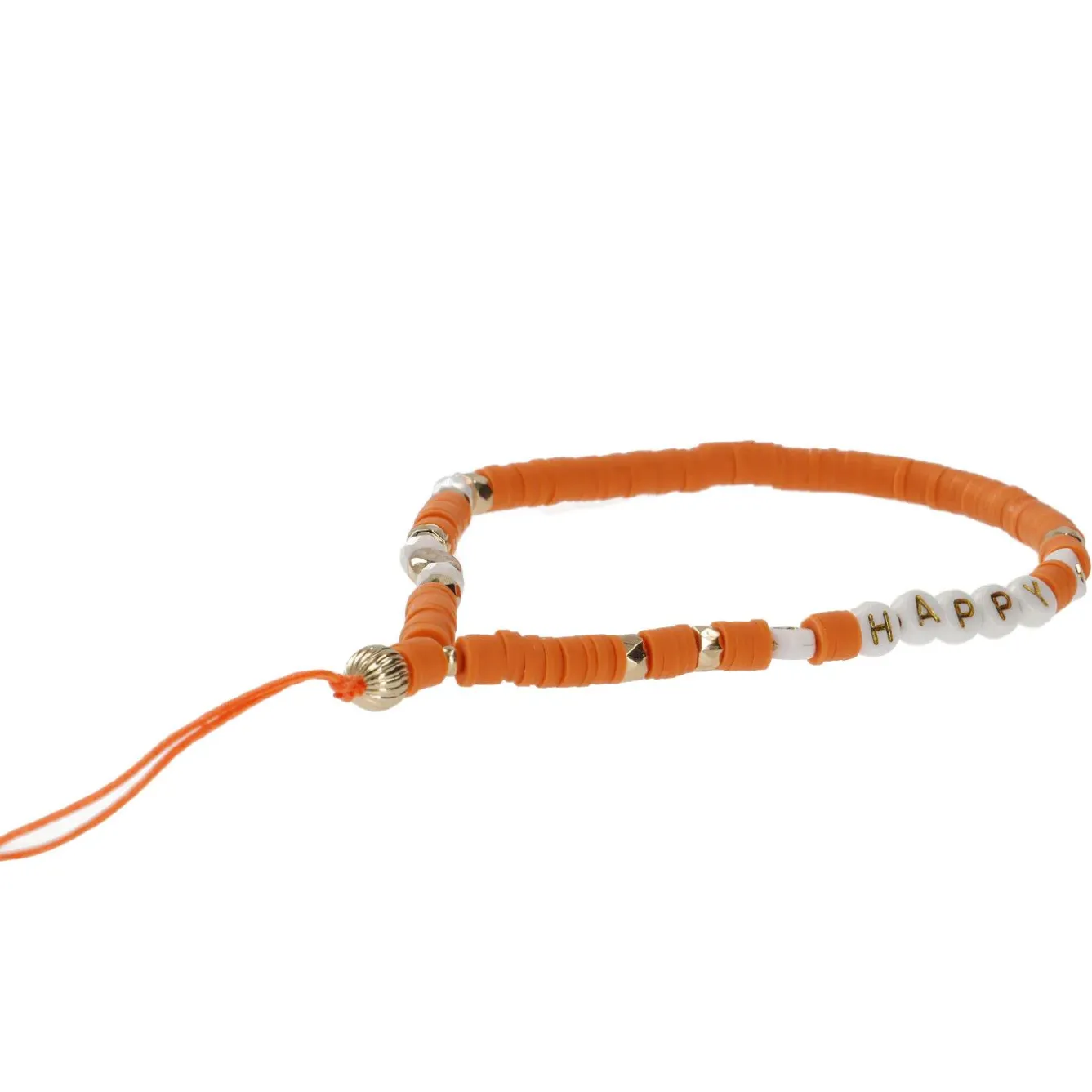 Sale Handykette Perlen, Orange, 23 Cm Fashion