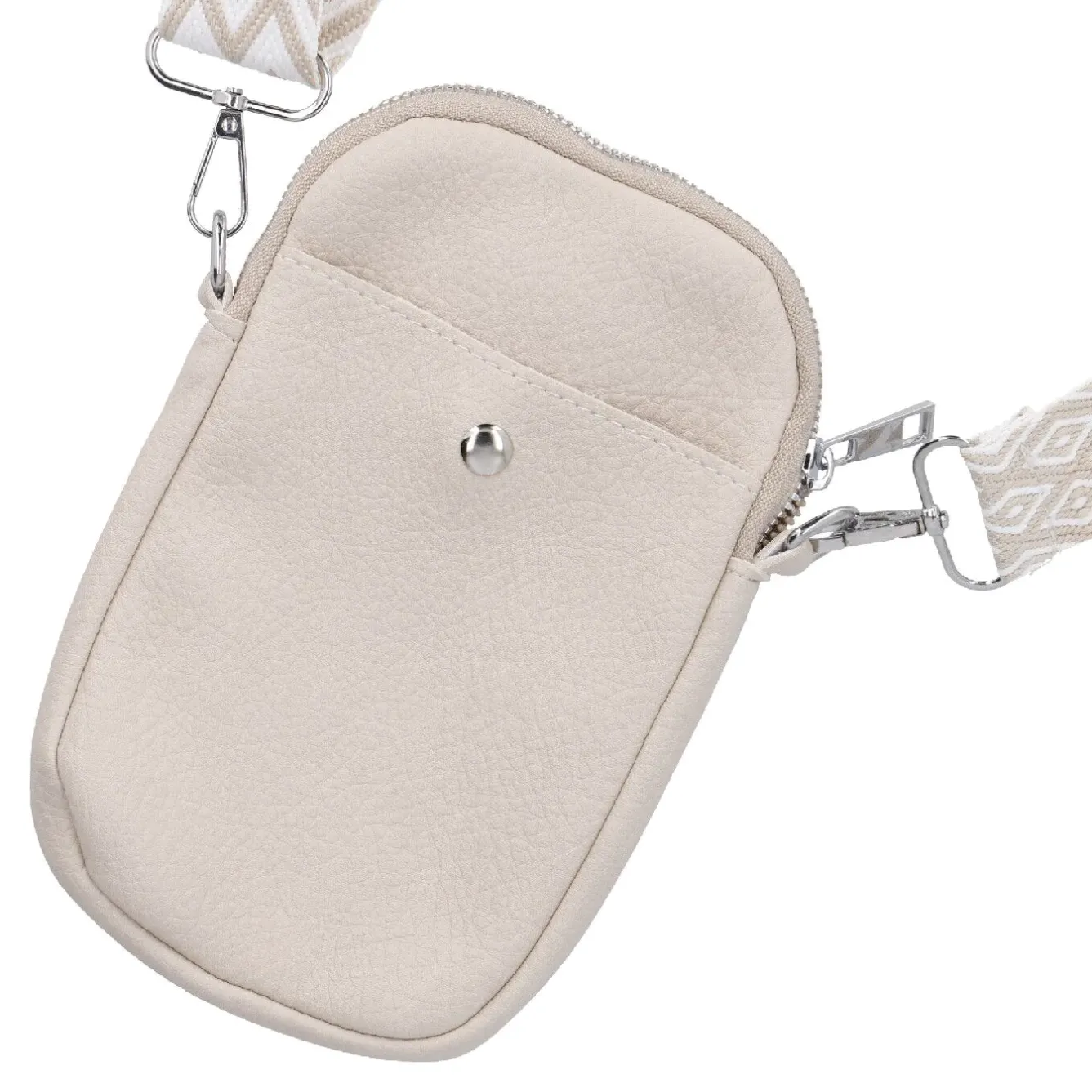 Clearance Handytasche Riemen, Beige, 18 Cm Geschenkideen|Fashion