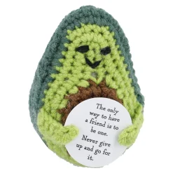 Hot Häkelfigur Spruch, Avocado/Only Way, 8 Cm Nikolaus|Adventskalender
