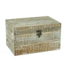 Clearance Holztruhe Natur, Weiß-gewischt, 23 X 15 X 13 Cm Hochzeitsgeschenke|Organisation