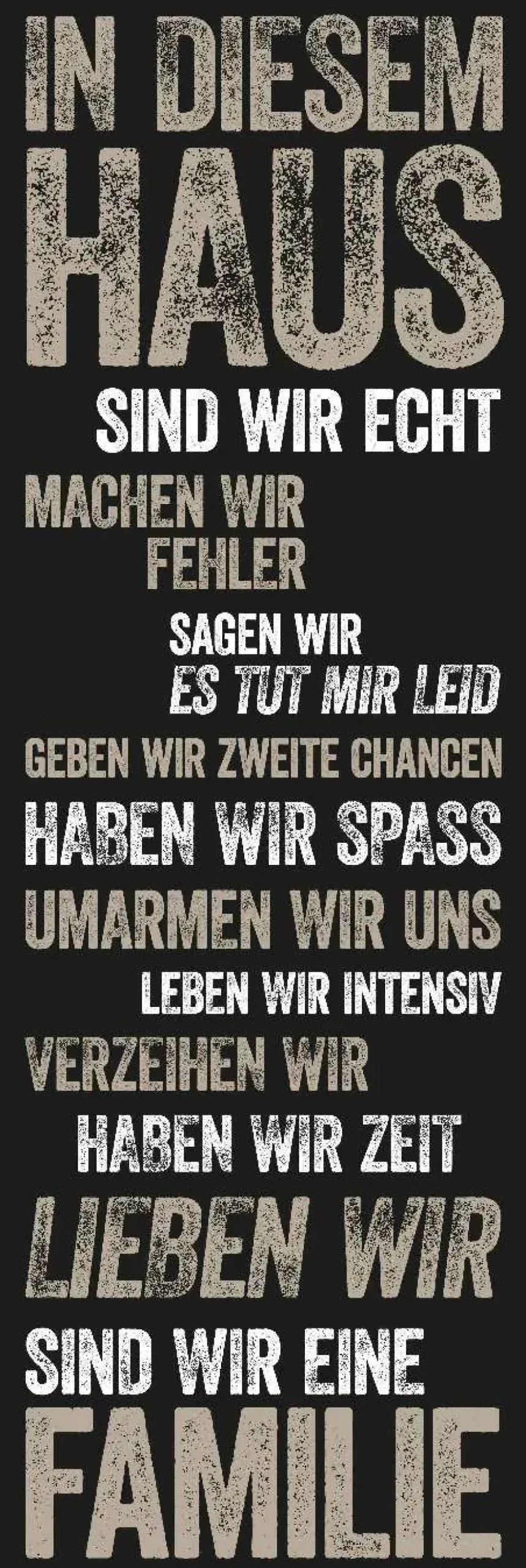 Jumboposter In Diesem Haus, Nr. 26 Poster