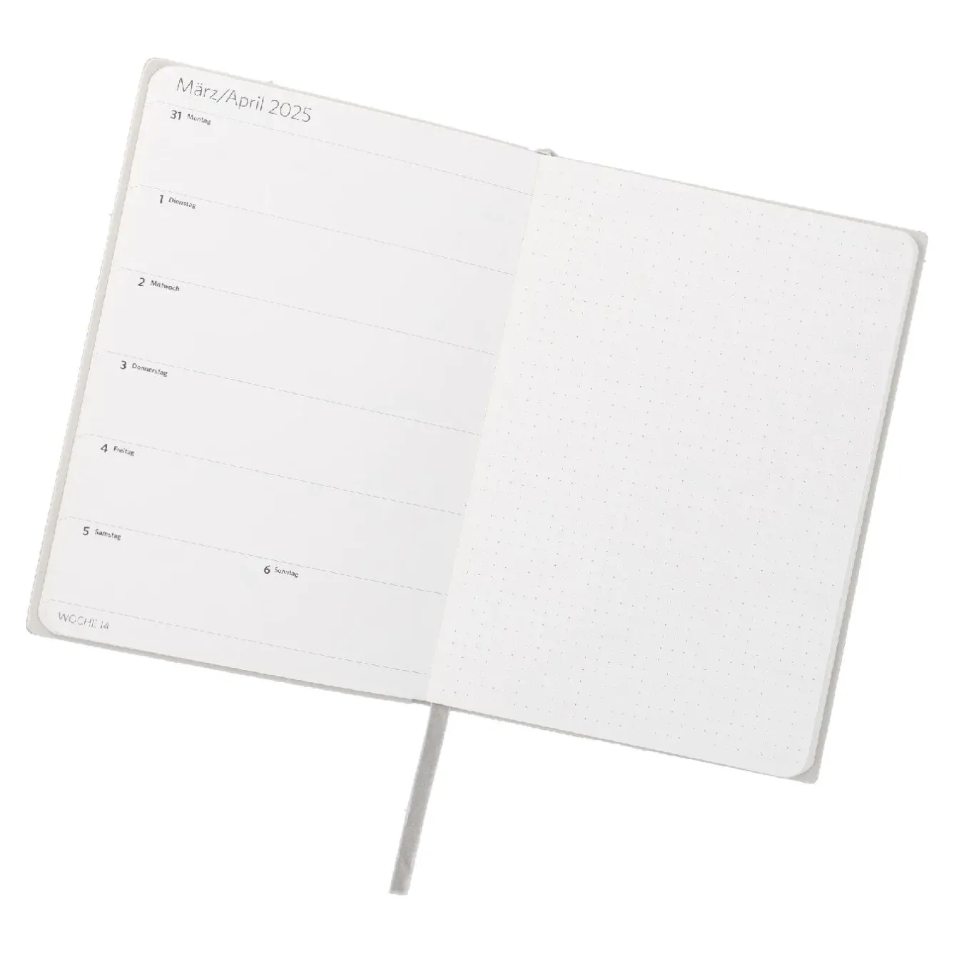 Clearance Kalender Edel, A5, Hellgrau Kalender & Planer