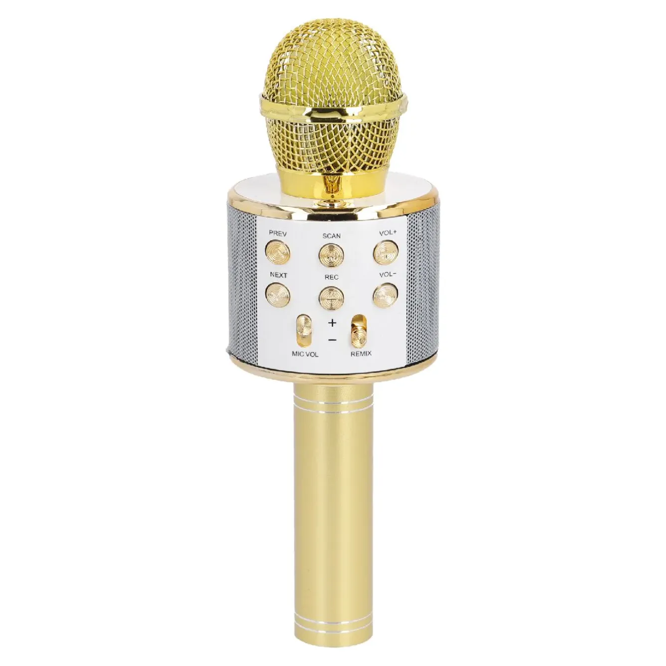 Best Karaoke Mikrofon, Gold, 23 Cm Geschenkideen|Gadgets