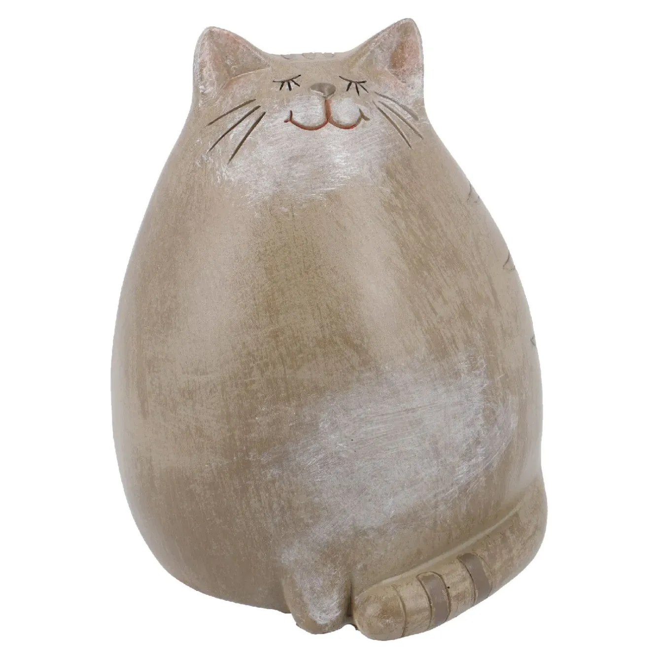 Online Katze, Bauchig/Augen Zu, 15.5 Cm Tierfreunde|Figuren