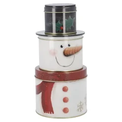 Outlet Keksdosen-Set Schneemann Weihnachtsbäckerei|Weihnachten