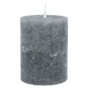Hot Kerze Rustik, Lara, Dunkelgrau, 9 Cm Kerzen & Kerzenständer|Weihnachtskerzen