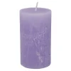 New Kerze Rustik, Lara, Lavendel, 12 Cm Kerzen & Kerzenständer|Weihnachtskerzen