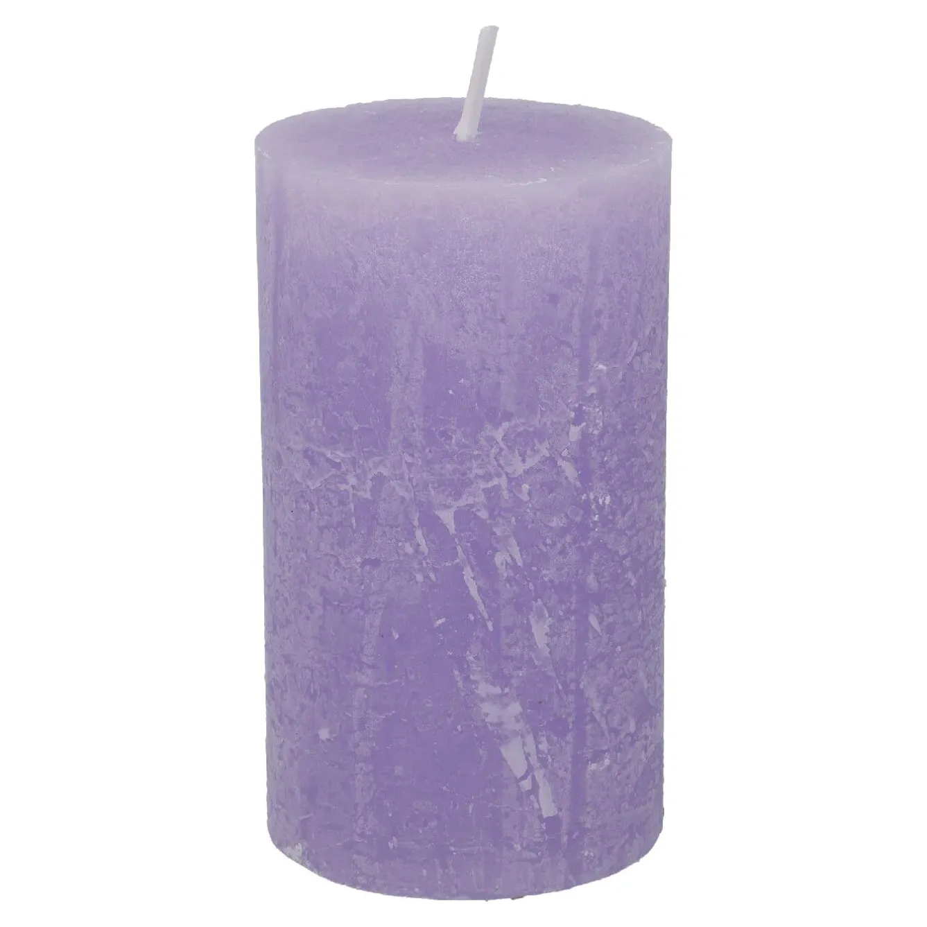 New Kerze Rustik, Lara, Lavendel, 12 Cm Kerzen & Kerzenständer|Weihnachtskerzen