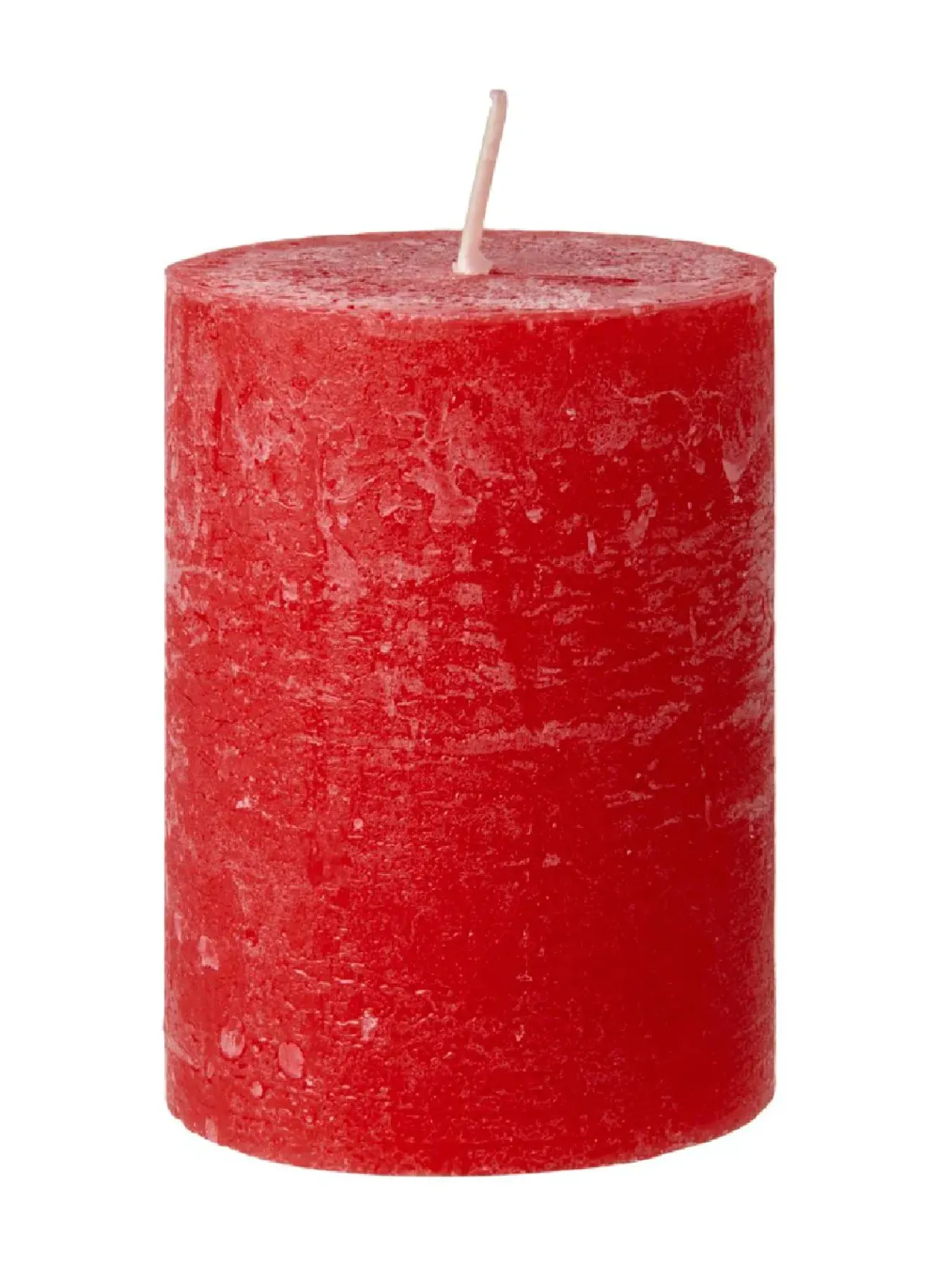 Kerze Rustik, Lara, Rot, 9 Cm Kerzen & Kerzenständer|Weihnachtskerzen