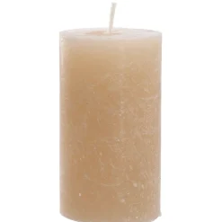 Hot Kerze Rustik, Lara, Sand, 12 Cm Kerzen & Kerzenständer|Weihnachtskerzen