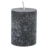 Outlet Kerze Rustik, Lara, Schwarz, 9 Cm Kerzen & Kerzenständer|Weihnachtskerzen
