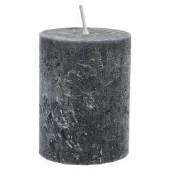 Outlet Kerze Rustik, Lara, Schwarz, 9 Cm Kerzen & Kerzenständer|Weihnachtskerzen