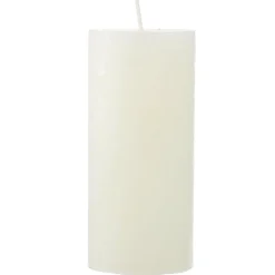 Hot Kerze Rustik, Lara, Wollweiß, 15 Cm Kerzen & Kerzenständer|Weihnachtskerzen
