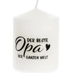 New Kerze Spruch, Bester Opa, 6 X 8 Cm Kerzen & Kerzenständer