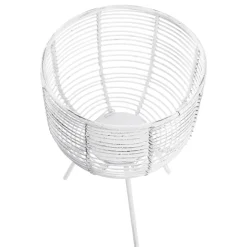Hot Kerzenhalter Drahtkorb, Weiß, 17 Cm Kerzen & Kerzenständer