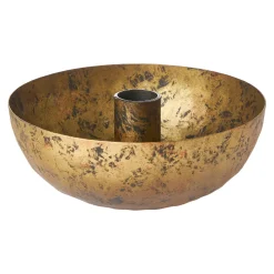 Discount Kerzenständer Stabkerze Mit Schale, Antik/bronze, 14 Cm Kerzen & Kerzenständer|Adventskränze & Zubehör