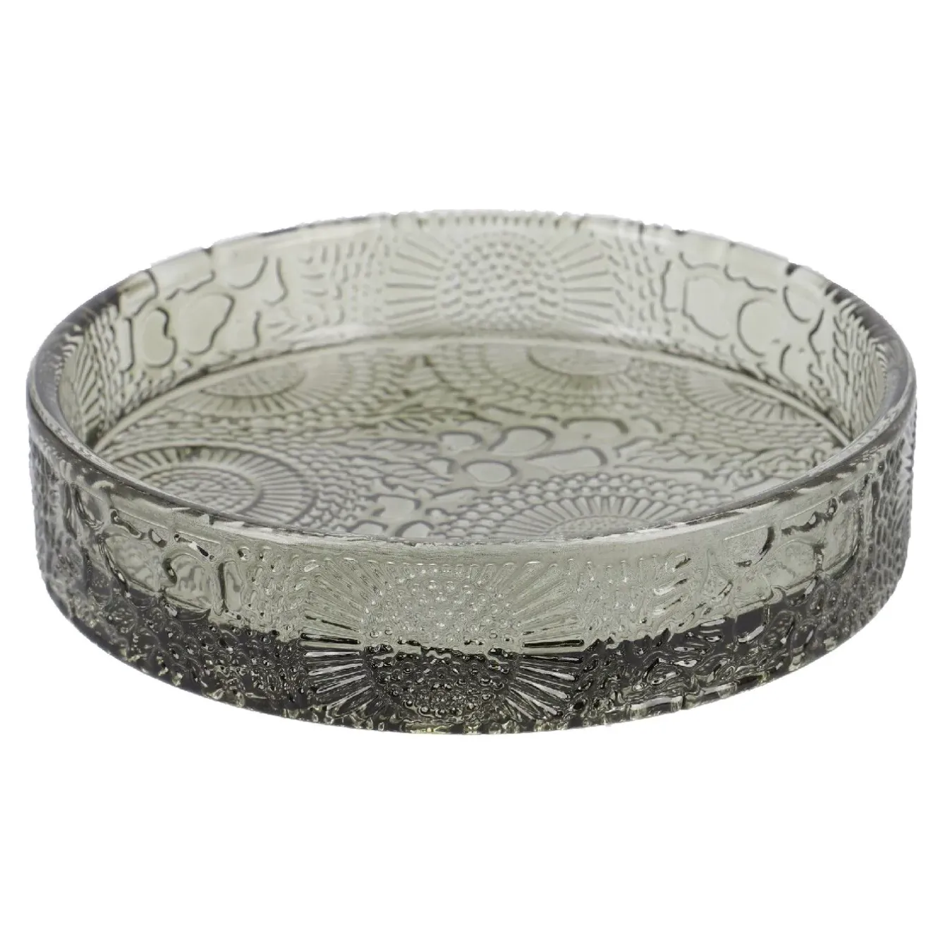 Sale Kerzen-Untersetzer Relief, Dunkelgrün, 9.8 Cm Kerzen & Kerzenständer|Herbstdeko