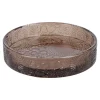 Discount Kerzen-Untersetzer Relief, Dunkelbraun, 9.8 Cm Tischdeko|Kerzen & Kerzenständer