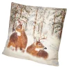 Outlet Kissen Hirsch/Schnee, 45 X 45 Cm Textilien|Weihnachtsgeschenke