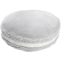 Kissen Macaron, Grau, 40 X 12 Cm Textilien