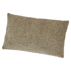 Kissen Samt, Grüngrau, 50 X 30 Cm Textilien