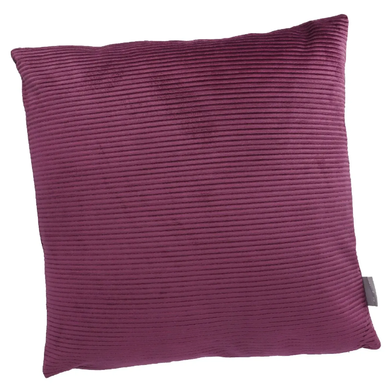 Outlet Kissen Samt-Rillen, Lila, 45 X 45 Cm Textilien