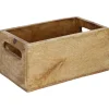 Discount Kiste Mit Griff, Mangoholz, 21 X 12 Cm Organisation