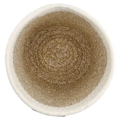 Clearance Korb Hoch, Rund/natur-weiß, 18 X 16.5 Cm Organisation