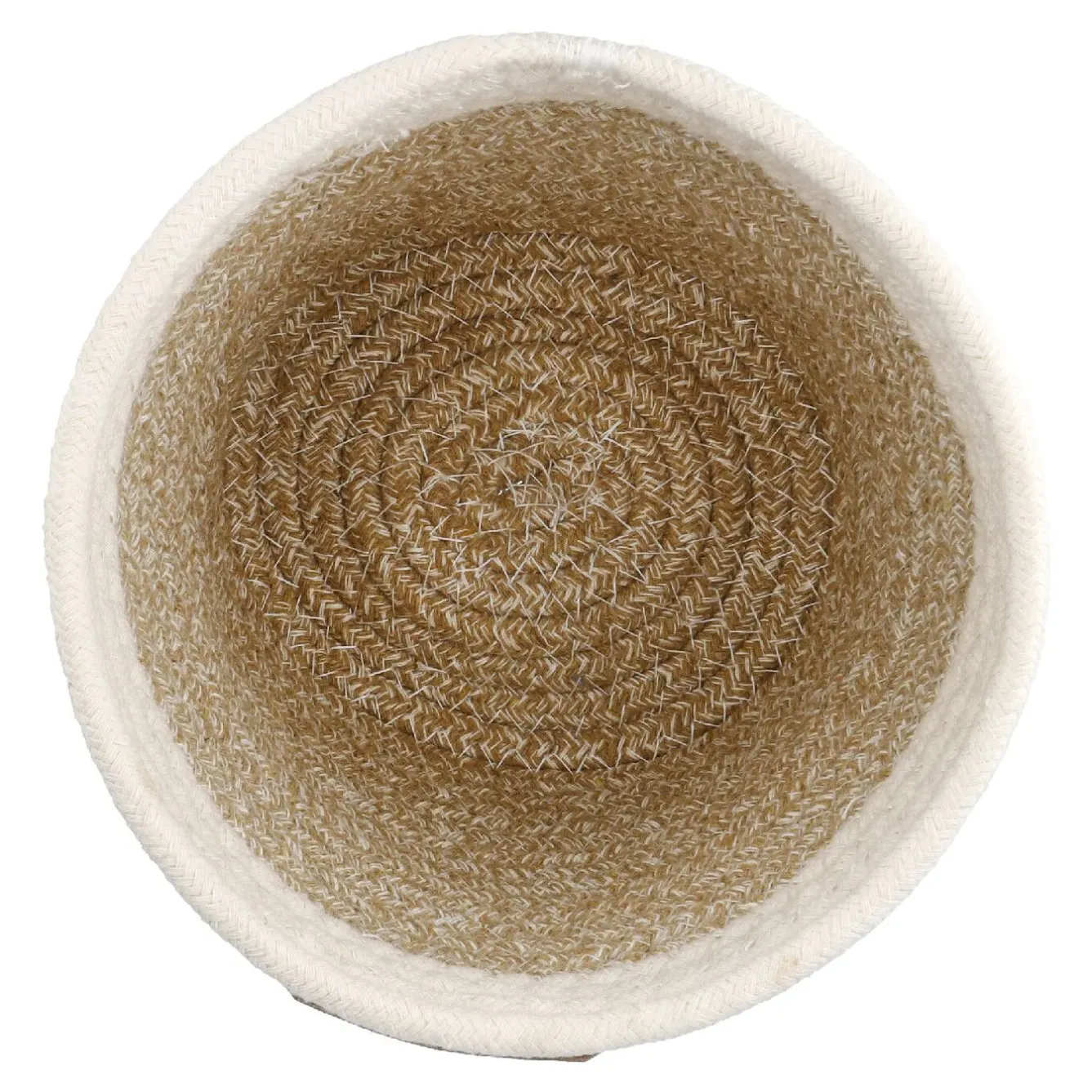 Clearance Korb Hoch, Rund/natur-weiß, 18 X 16.5 Cm Organisation