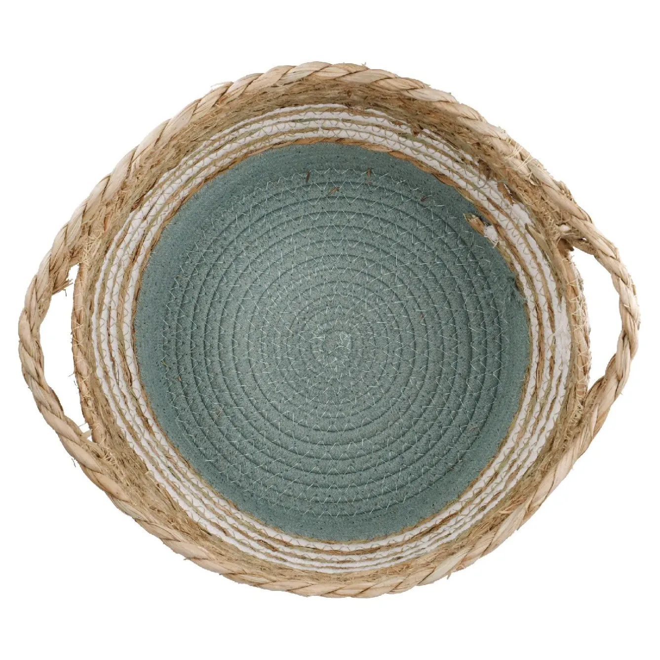 Online Korb Streifen Mit Henkel, Grün/weiß, 34 X 26 Cm Organisation