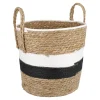 Hot Korb Wasserhyazinthe, Schwarz/weiß/natur, 30 X 29 Cm Organisation