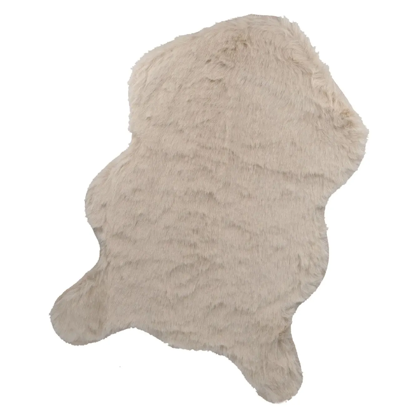 Hot Kunstfell Flausch, Creme, 45 X 30 Cm Textilien