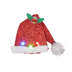 Best LED-Anstecker Xmas, Mütze, Blinkend Weihnachtsoutfit|Weihnachtsgeschenke