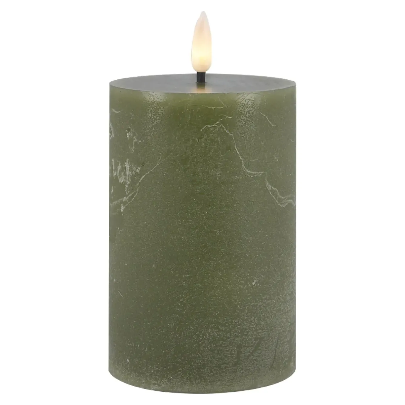 Sale LED-Kerze Rustik, Waldgrün, 7.5 X 14.5 Cm Lichterwelt|Kerzen & Kerzenständer