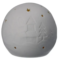 Discount LED-Kugel Landschaft, Sterne, 10 Cm Weihnachtsbeleuchtung|Weihnachtsdeko
