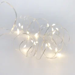LED-Lichterkette, Silber, 190 Cm Raumdeko Hochzeit|Hochzeitsdeko