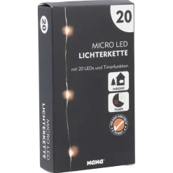 LED-Lichterkette, Silber, 190 Cm Raumdeko Hochzeit|Hochzeitsdeko