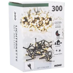 LED-Lichterkette, Warm-weiß, 300 LED Geschenkideen|Lichterwelt