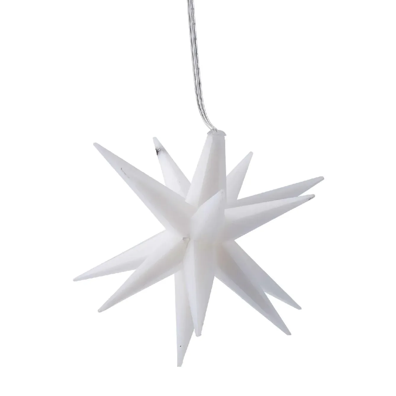 Hot LED-Stern, 16 Zacken, Weiß, 12 Cm Lichterwelt|Weihnachtsbeleuchtung