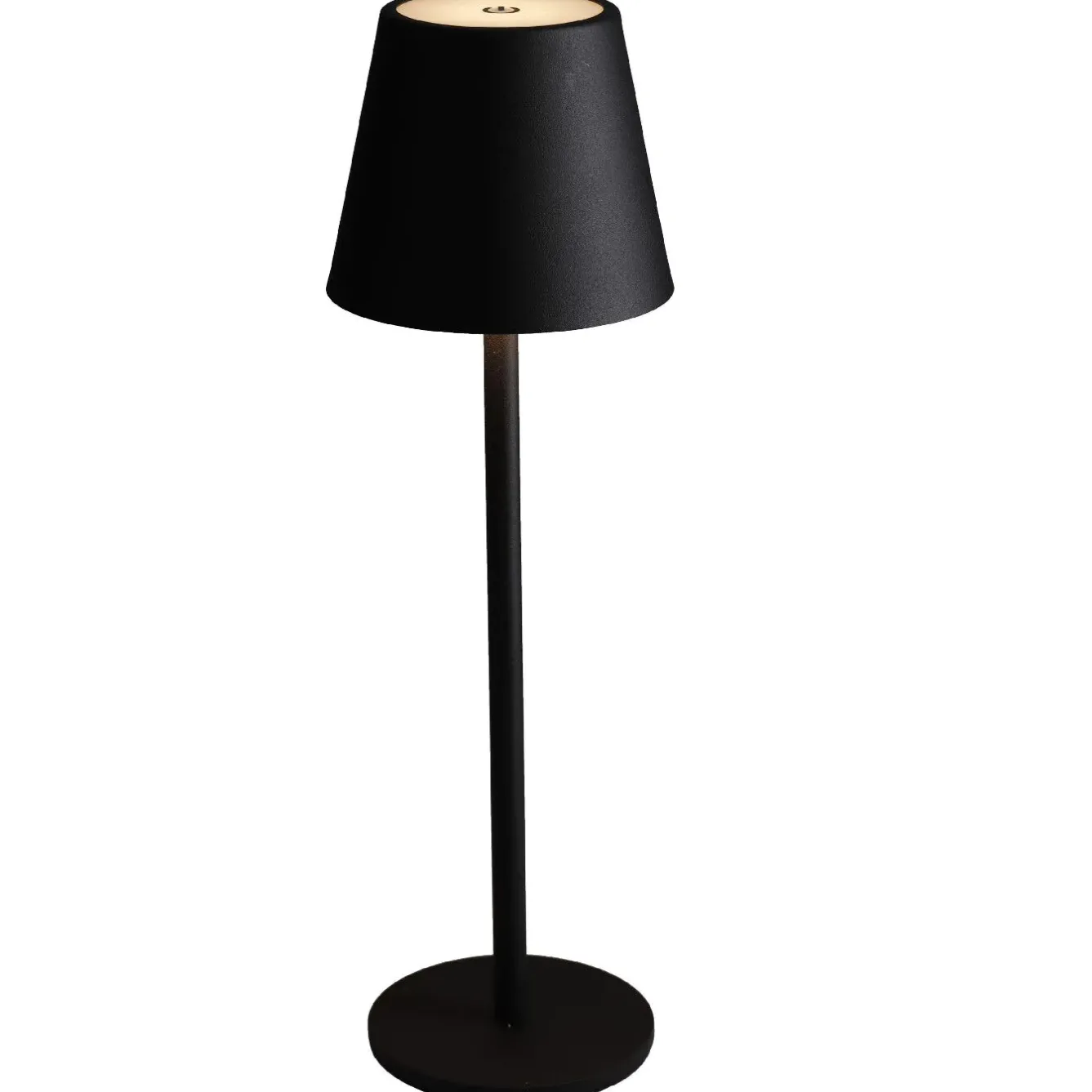 Hot LED-Tischlampe Akku, Schwarz, 37 Cm Geschenkideen|Lichterwelt