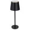 Outlet LED-Tischlampe Akku, Schwarz, 28 Cm Geschenkideen|Lichterwelt