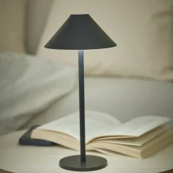 Clearance LED-Tischlampe Schirm, Schwarz, 34 Cm Geschenkideen|Lichterwelt