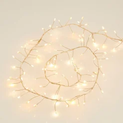 Sale Lichterkette Cluster, 2 Farben, Silber, 100er Lichterwelt|Weihnachtsbeleuchtung