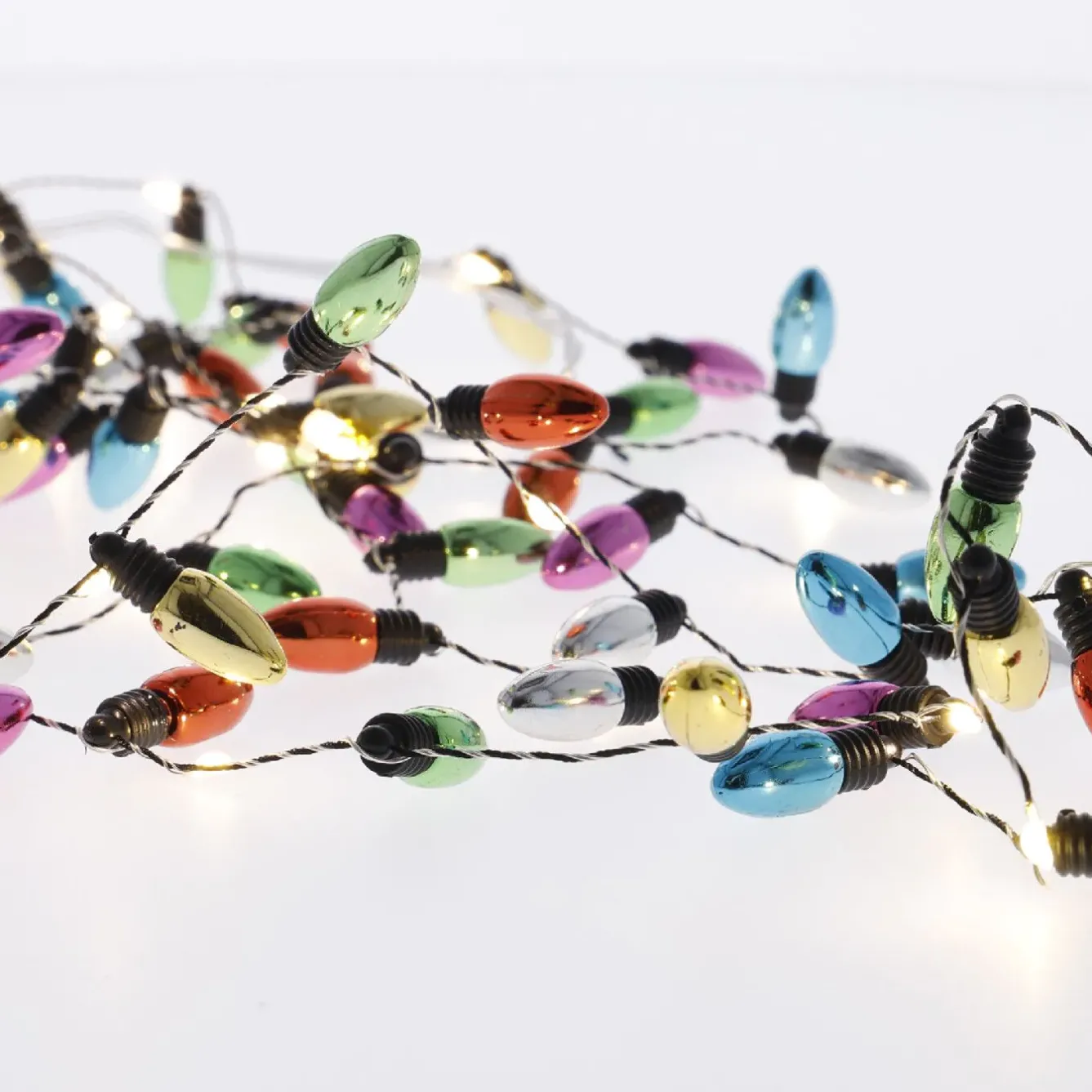 Hot Lichterkette Glühbirne, Bunt, 20er Lichterwelt|Weihnachtsbeleuchtung