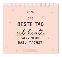 Discount Mini-Tischkalender 2025, Der Beste Tag Kalender & Planer|Weihnachtsgeschenke