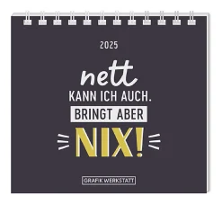 Online Mini-Tischkalender 2025, Nett Kann Ich Auch Kalender & Planer|Weihnachtsgeschenke