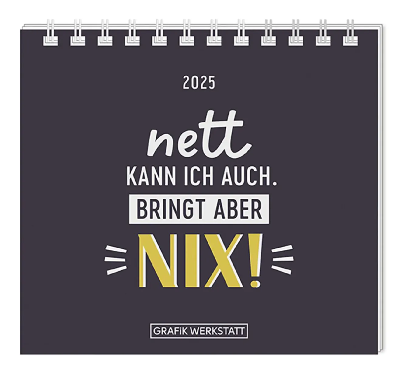 Online Mini-Tischkalender 2025, Nett Kann Ich Auch Kalender & Planer|Weihnachtsgeschenke