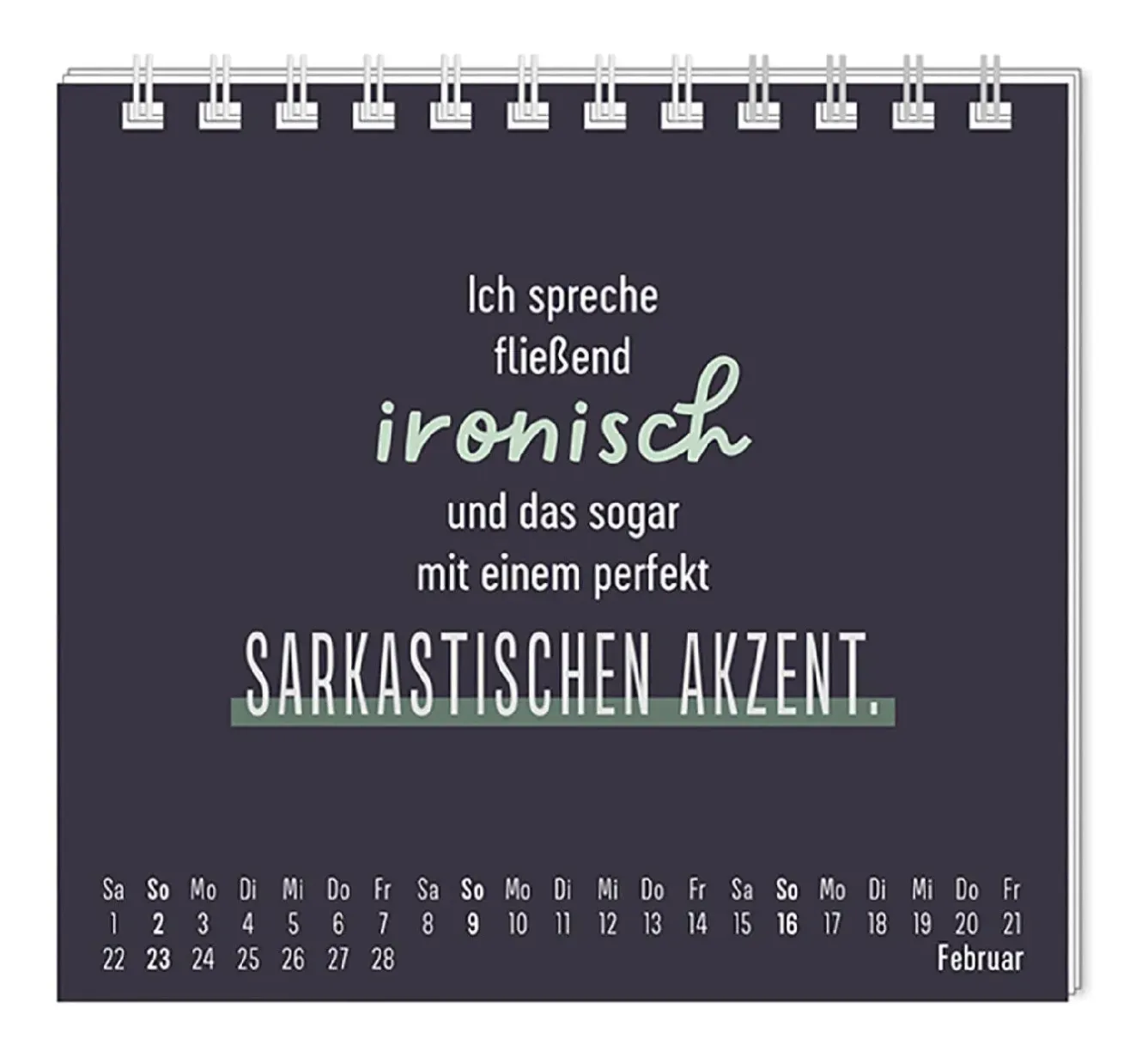 Online Mini-Tischkalender 2025, Nett Kann Ich Auch Kalender & Planer|Weihnachtsgeschenke